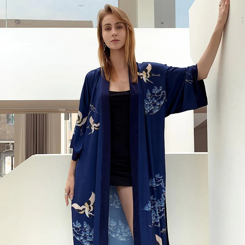 Kimono Pyjama | Bleu Nuit