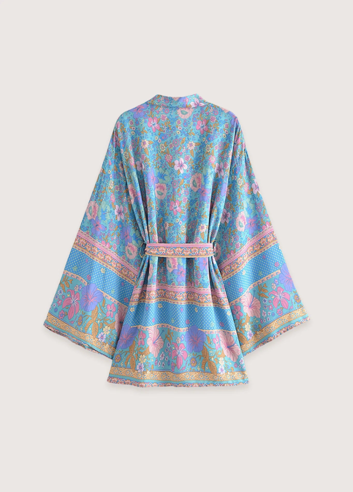Kimono Court | Bleu Fleuri