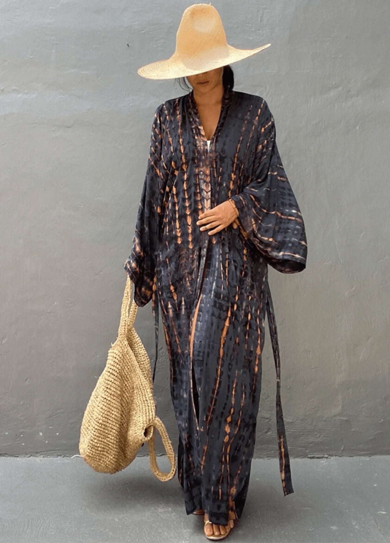 Kimono Long | Bleu Chic