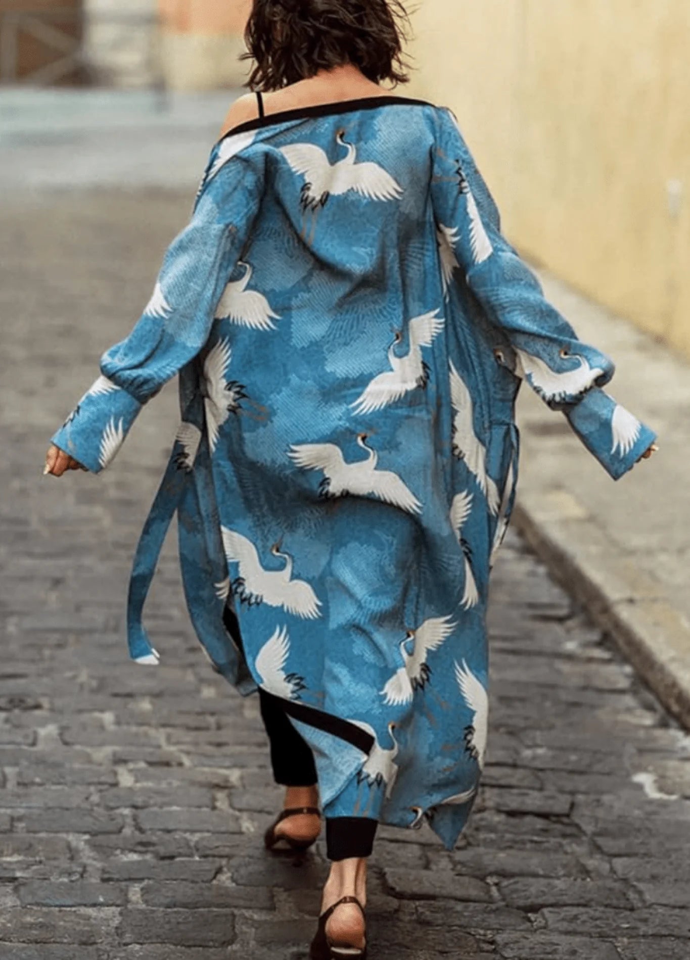 Kimono Long | Bleu