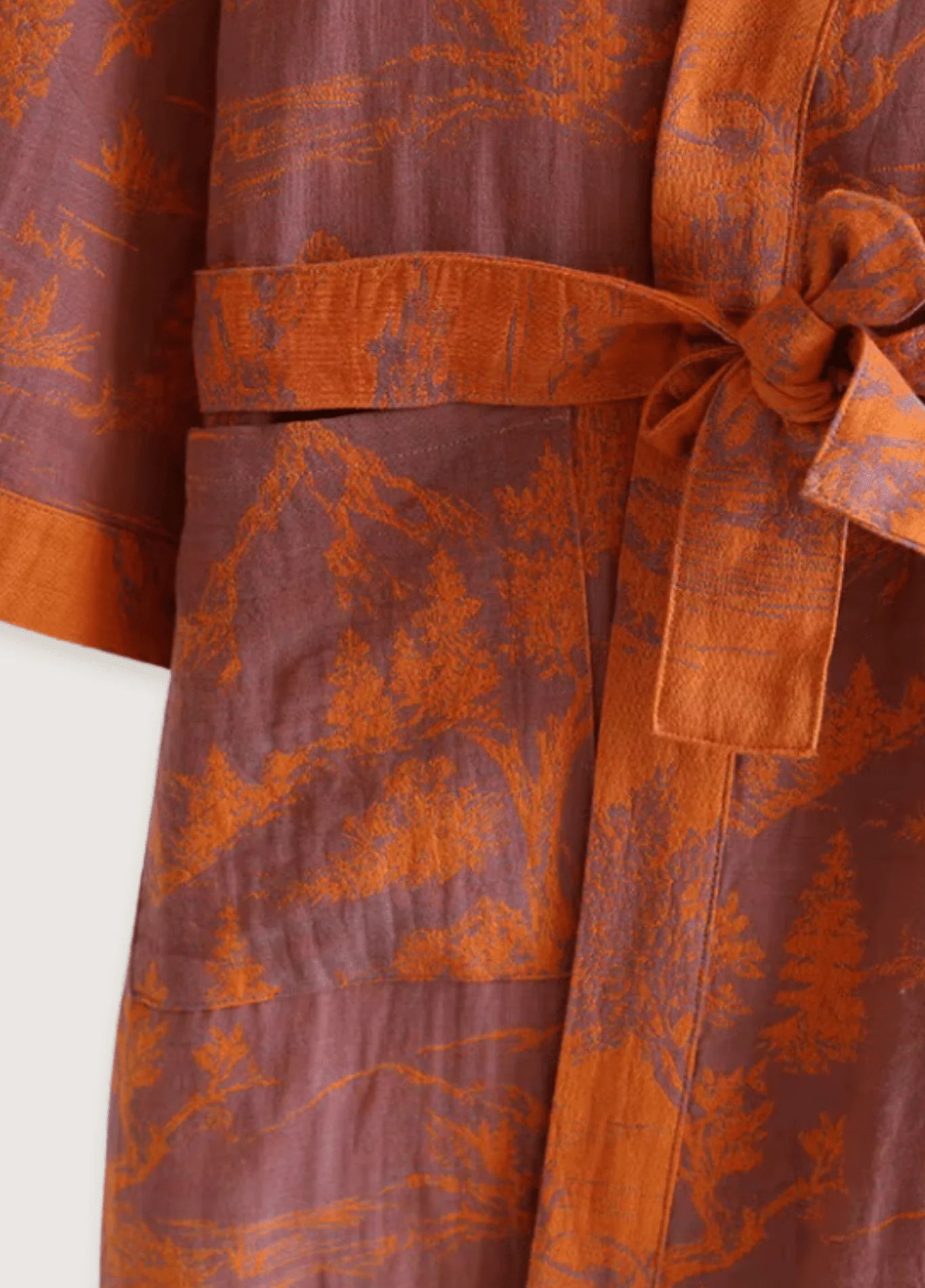 Peignoir Kimono Homme | Orange