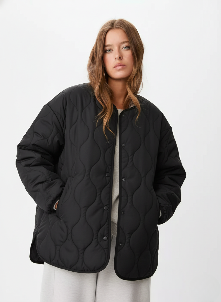 Veste Matelassée | Noir