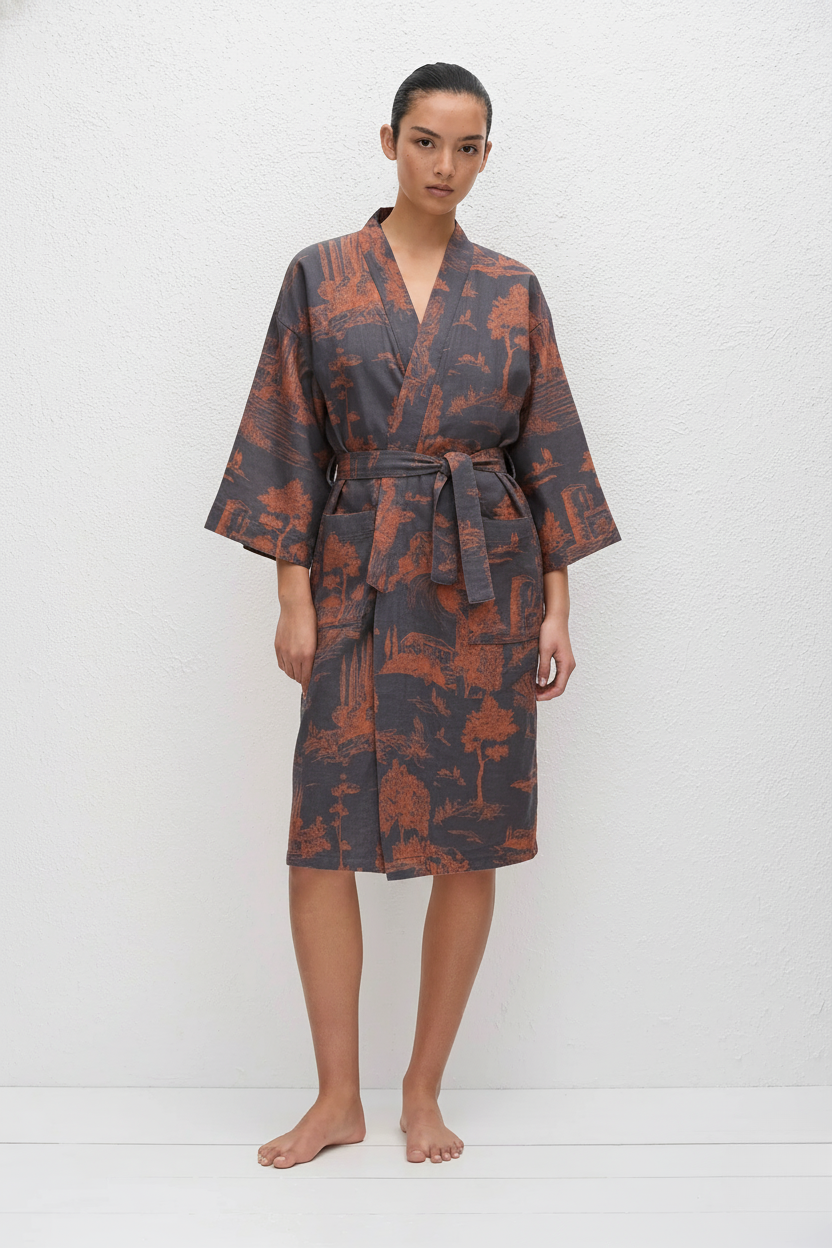 Peignoir Kimono Japonais