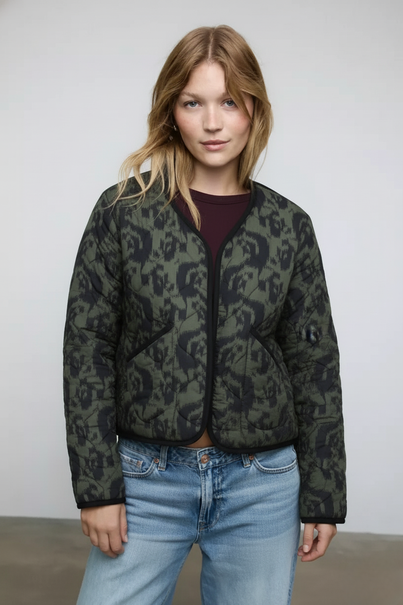 Veste Kimono Matelassée Femme