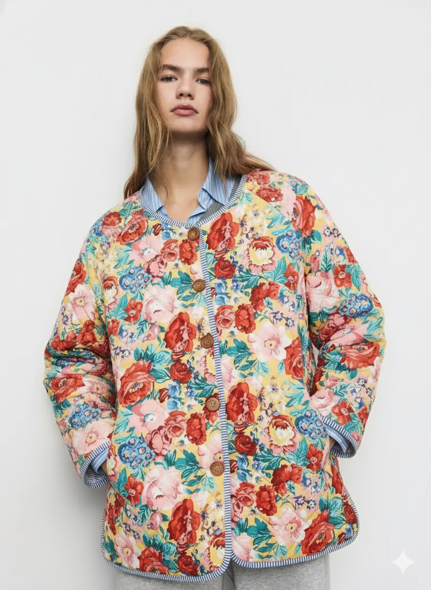 veste kimono matelassé