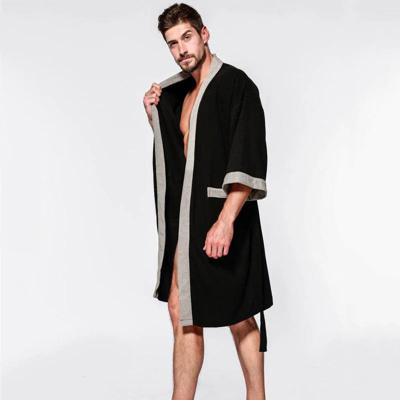 Peignoir Kimono Homme | Noir