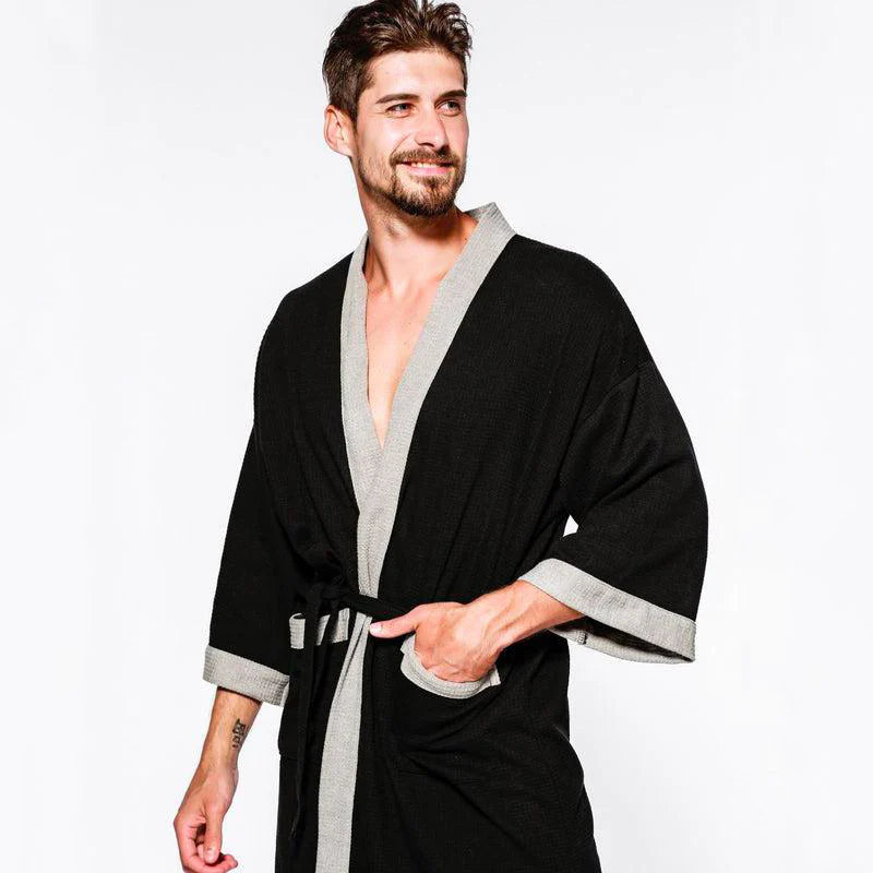 Peignoir Kimono Homme | Noir