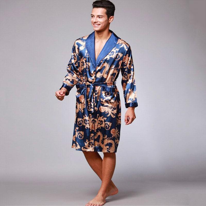 Pyjama Kimono Homme | Bleu