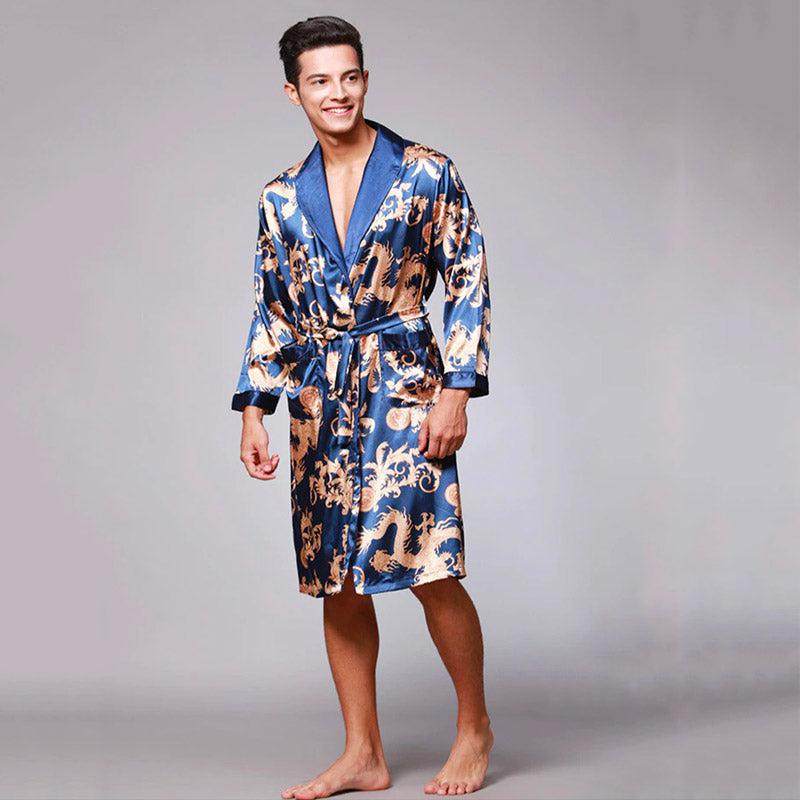 Pyjama Kimono Homme | Bleu