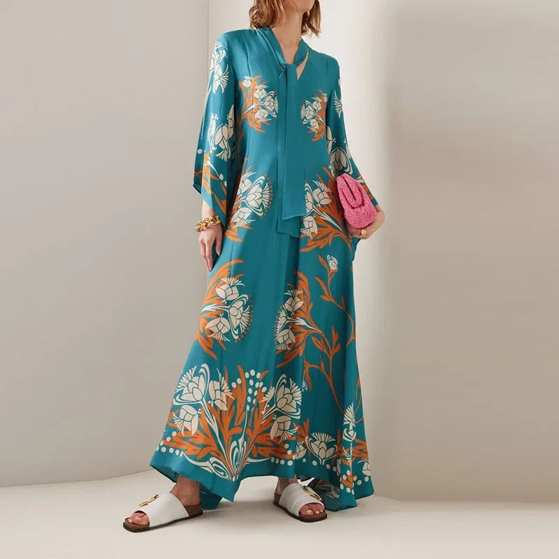 Robe Kimono | Bleu