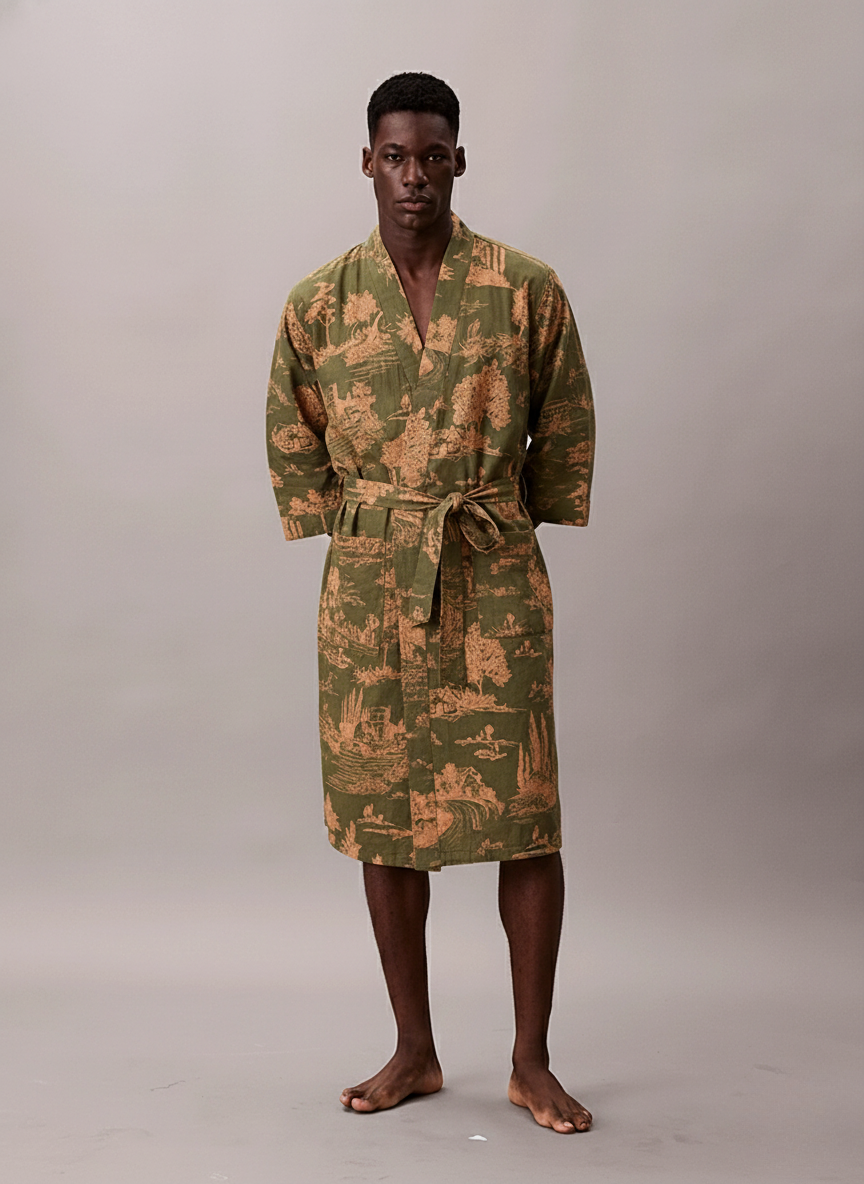 peignoir kimono homme