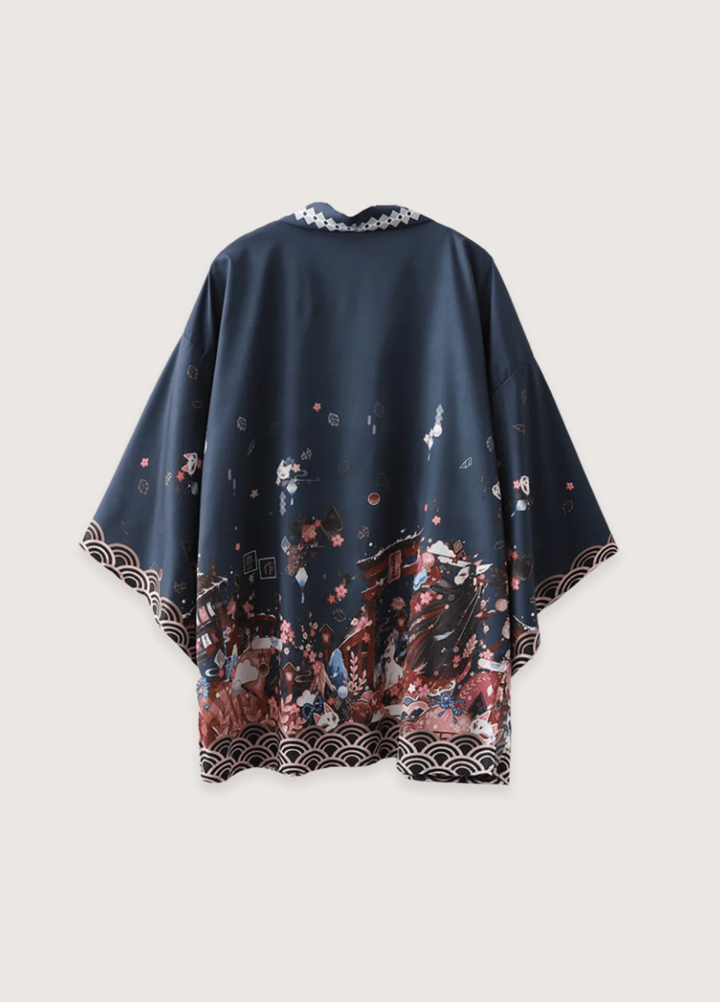 Chemise Kimono | Bleu Marine