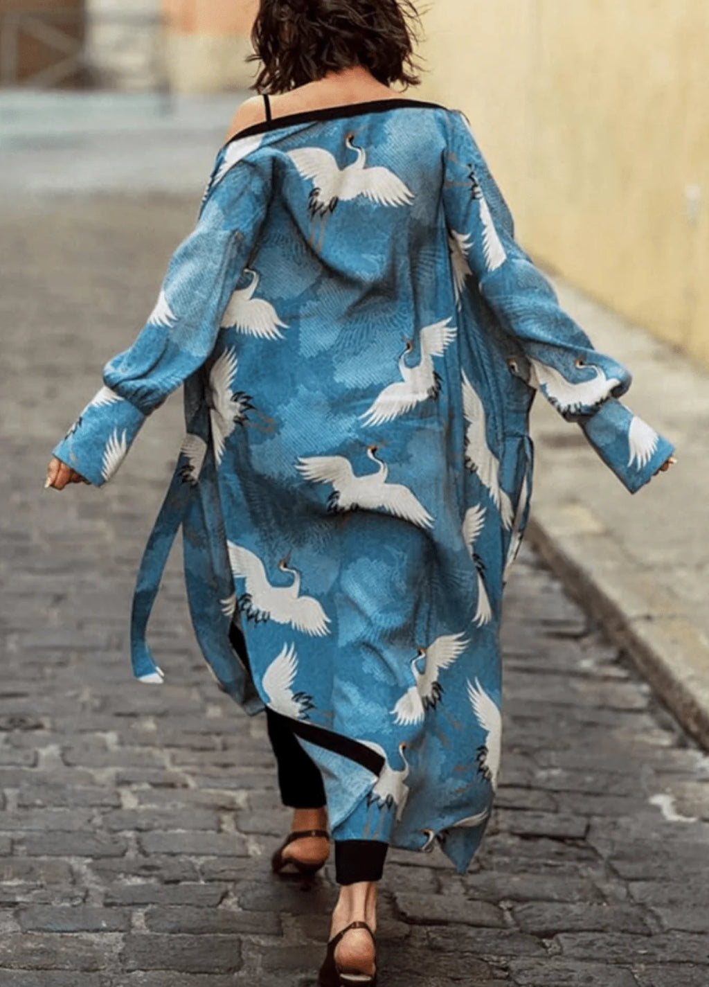 Kimono Long | Bleu