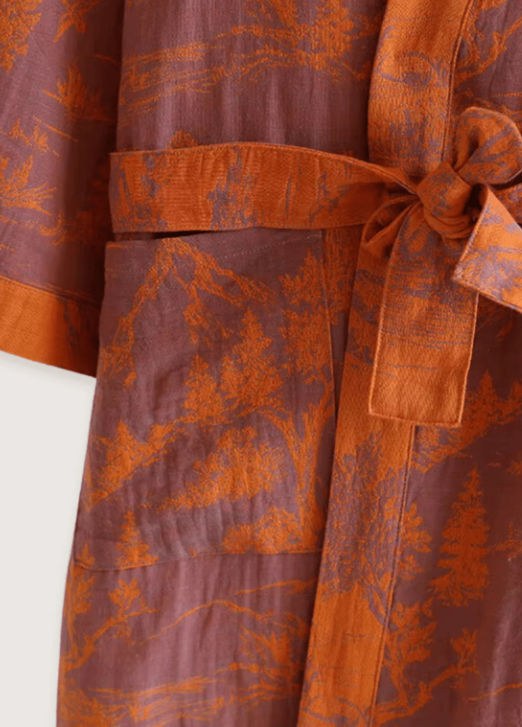 Peignoir Kimono Homme | Orange