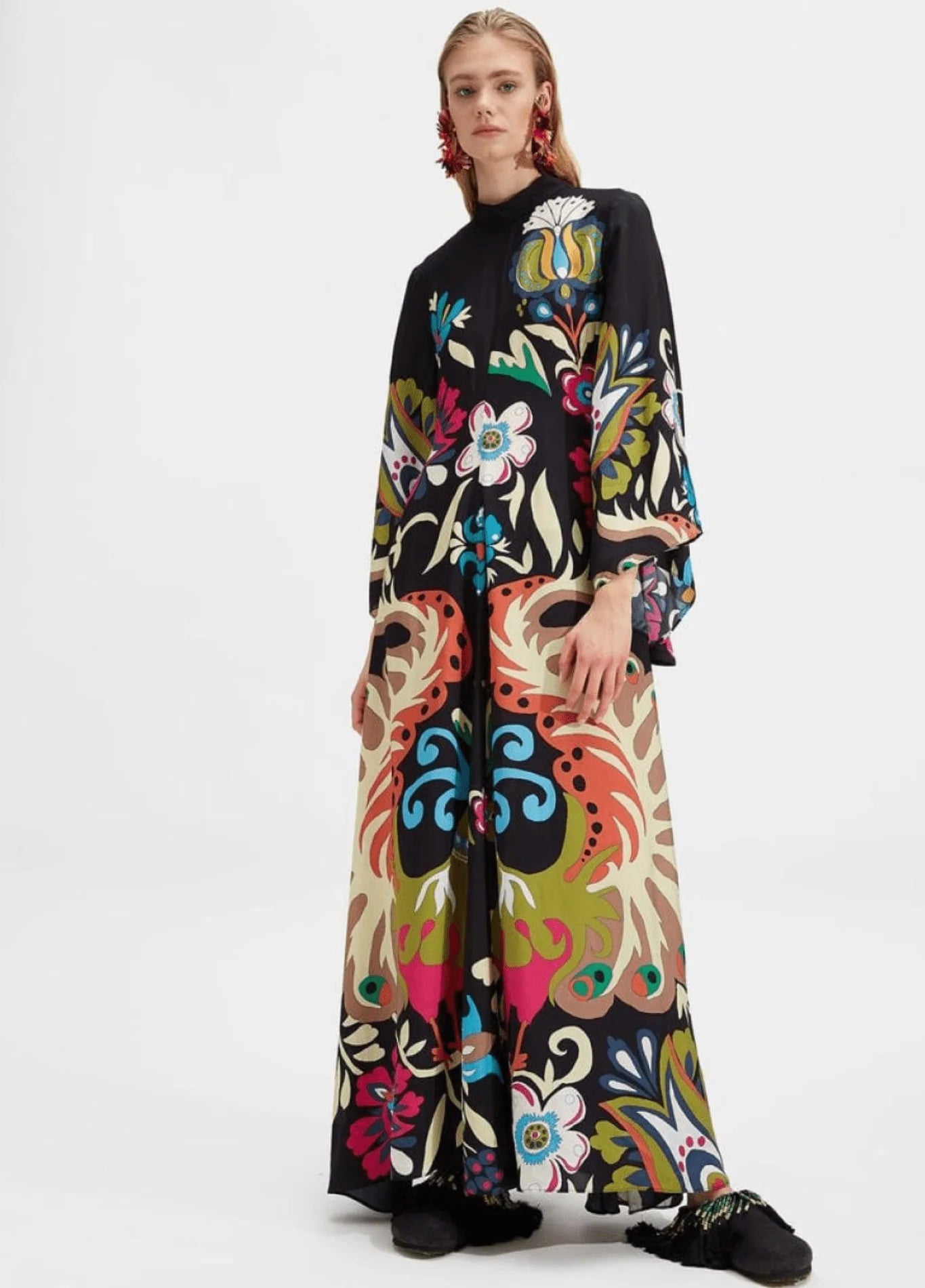 Robe Kimono | Noir Chic