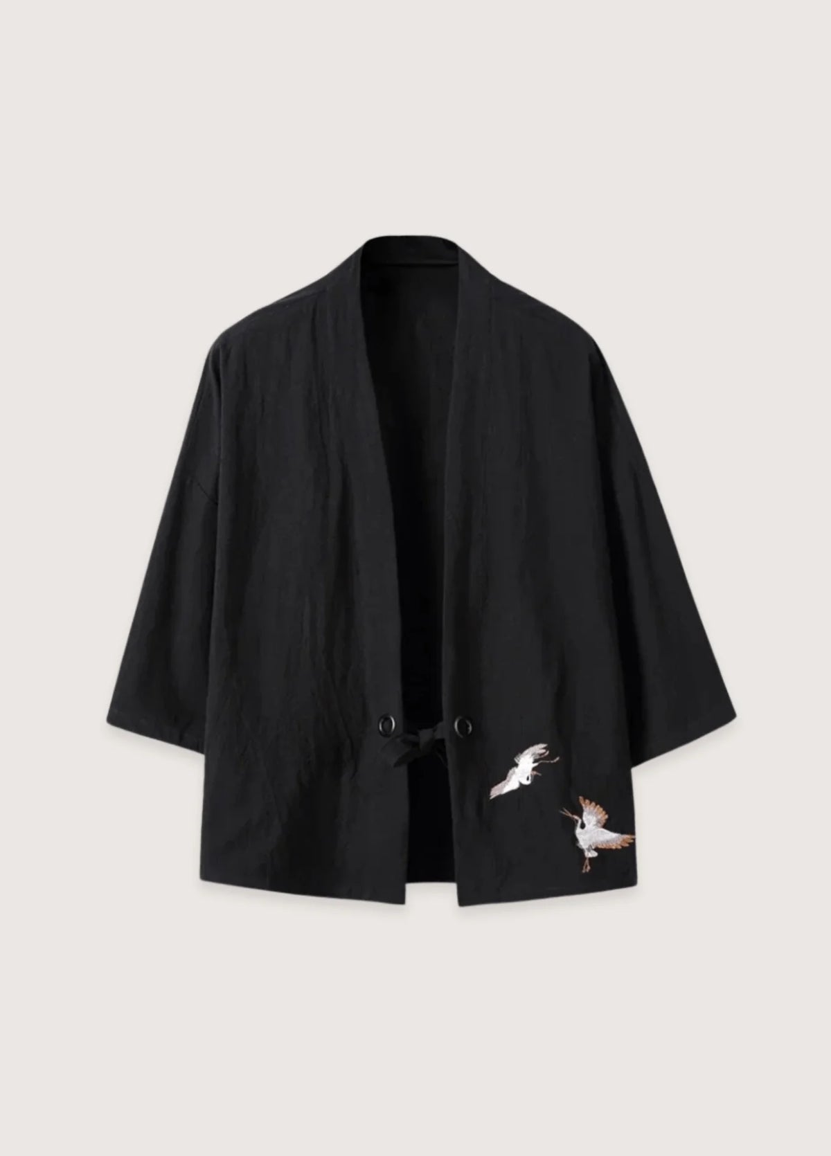 veste kimono noir